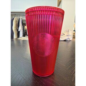Starbucks Pink Studded 16 Fl Oz Reusable Cold Cup Tumbler With Lid